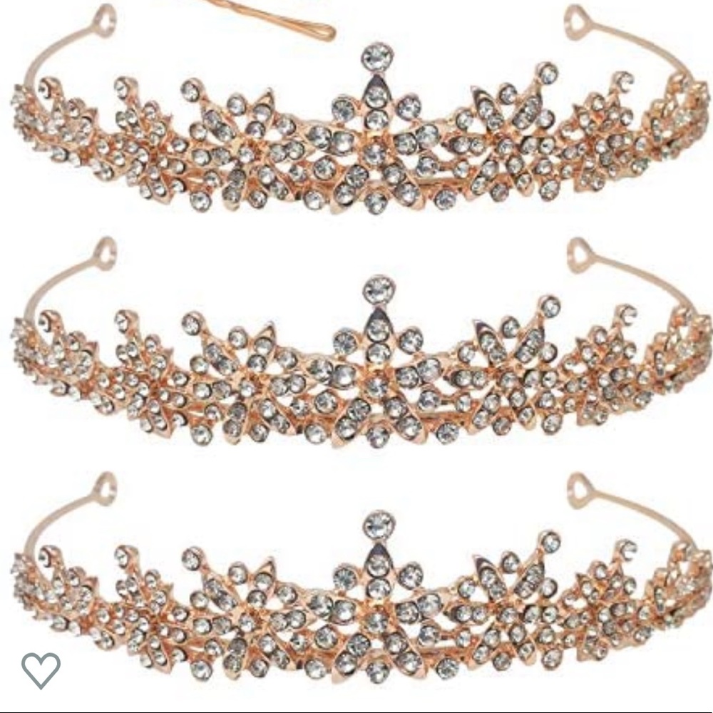 3 Exquisite Crystal Tiaras for Brides, Flower Girls, Bridesmaids, Princesses